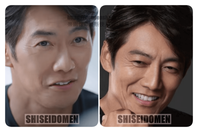 2023年(50歳)SHISEIDOMENnCMに出演した反町隆史の若い頃の画像2選