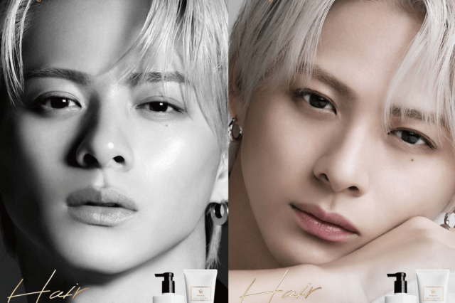 平野紫耀君ＣＭポスター「Ｗonjungyo Haircare Line DEBUT」